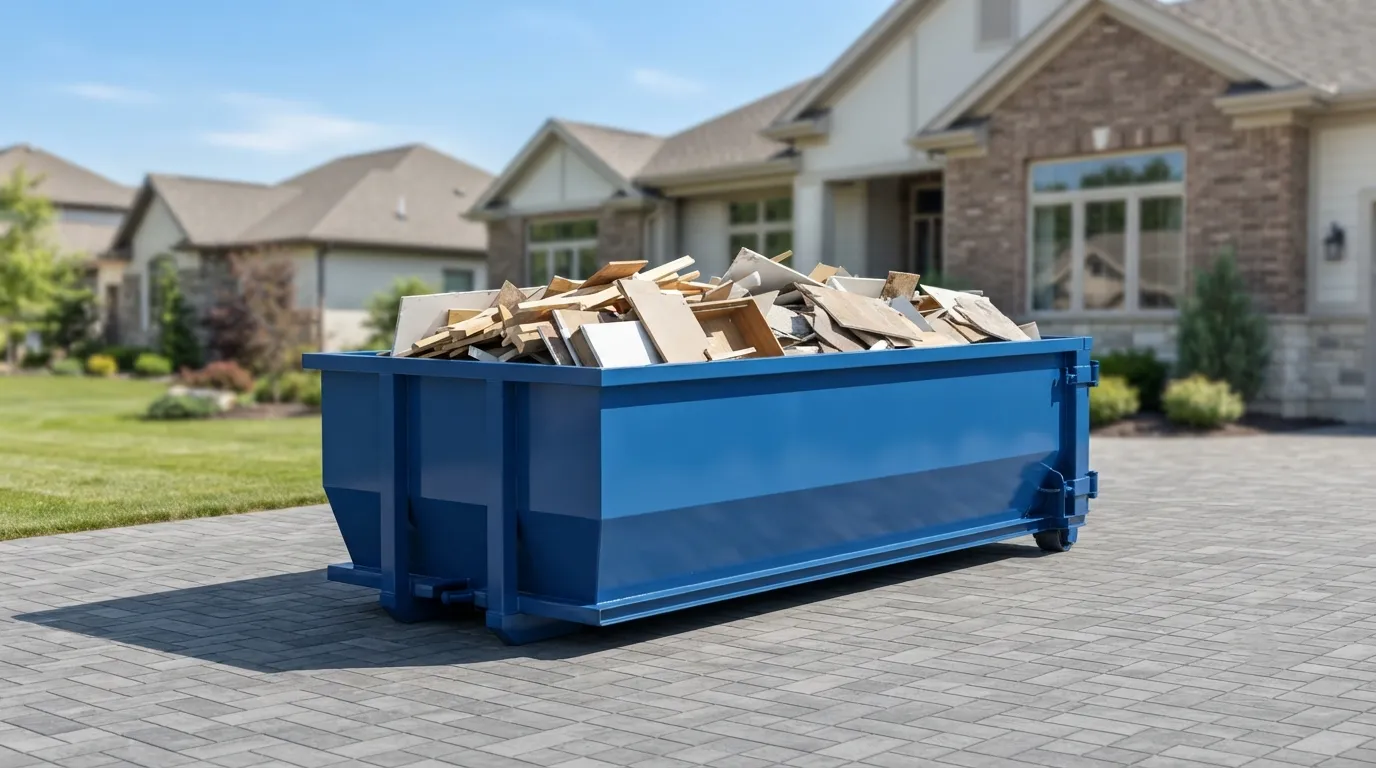20 yard dumpster rental from our Bolingbrook fleet
